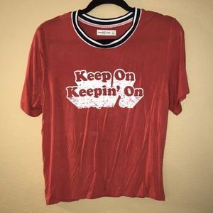 Size L T-shirt from Abercrombie and Fitch